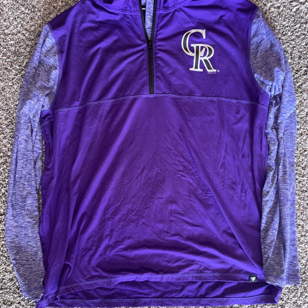 Colorado Rockies Quater Zip Pullover